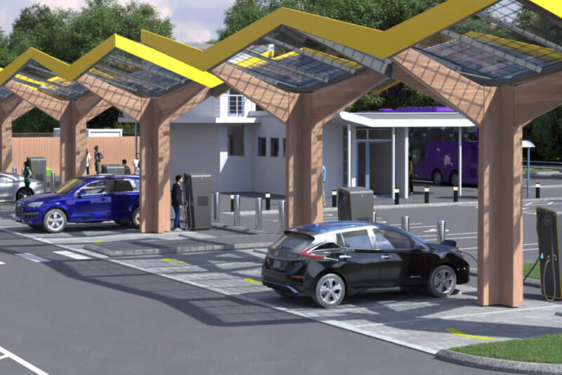 Energy Superhub Oxford - fully charged
