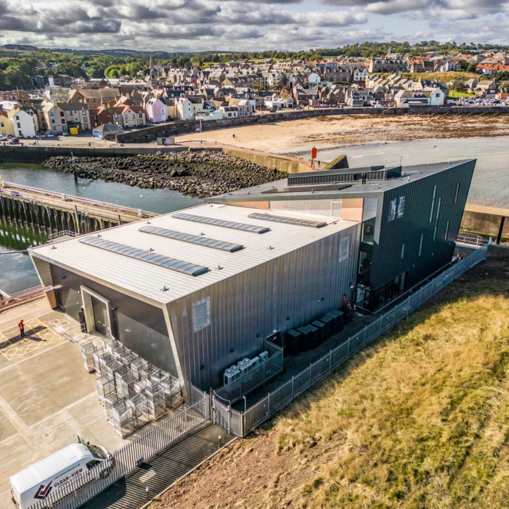 The NnG O&M base at Eyemouth Harbour